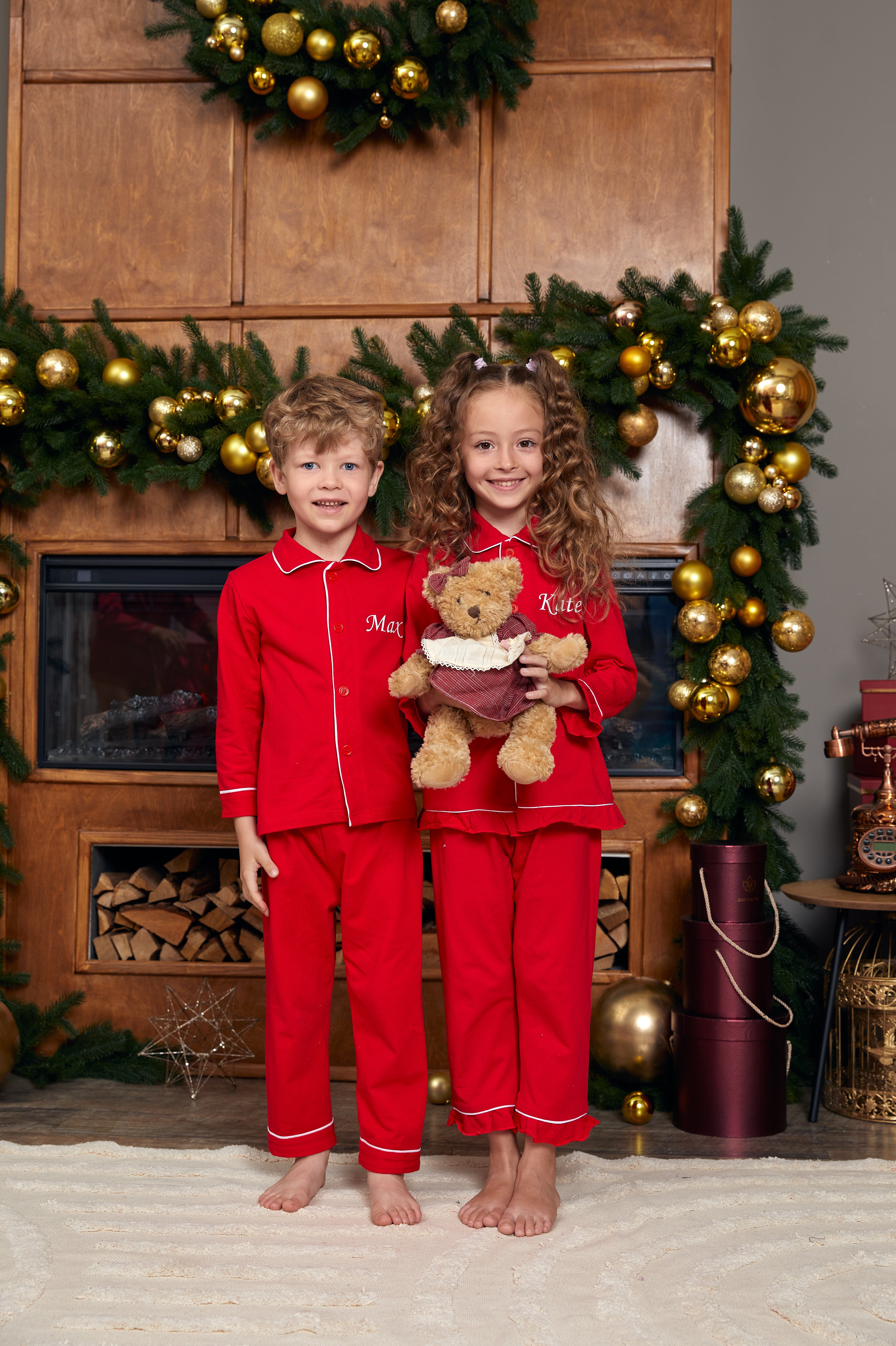 Dream in Comfort: Magic of Personalized Christmas Pajamas at