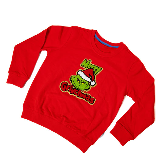 Merry Grinchmas Red Sweatshirt