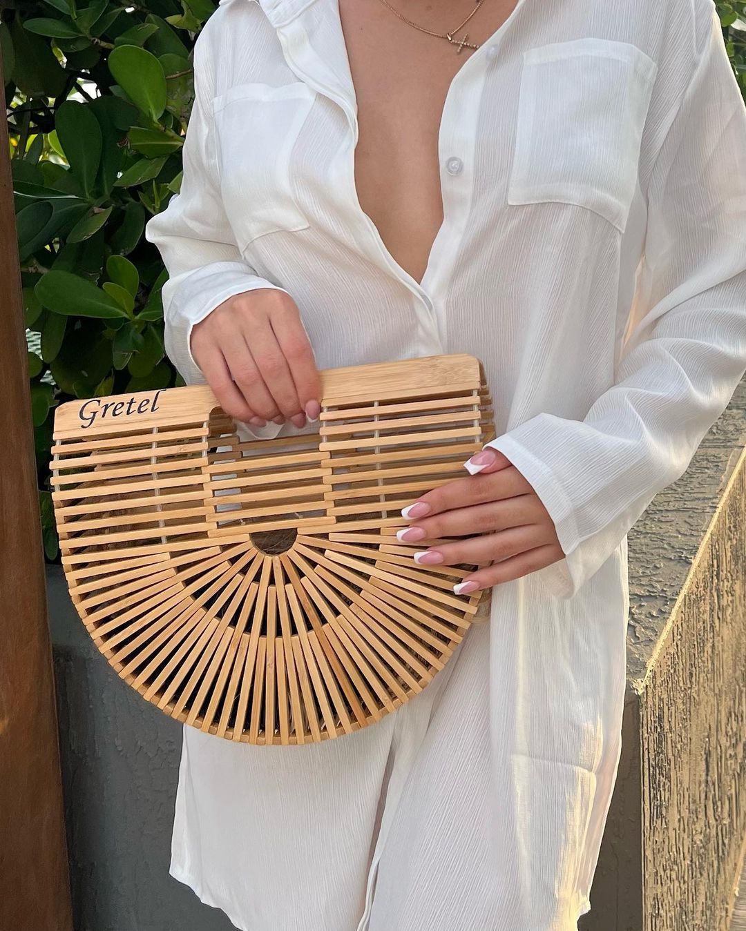 Custom Wooden Beach Bag Bride to be beach bag