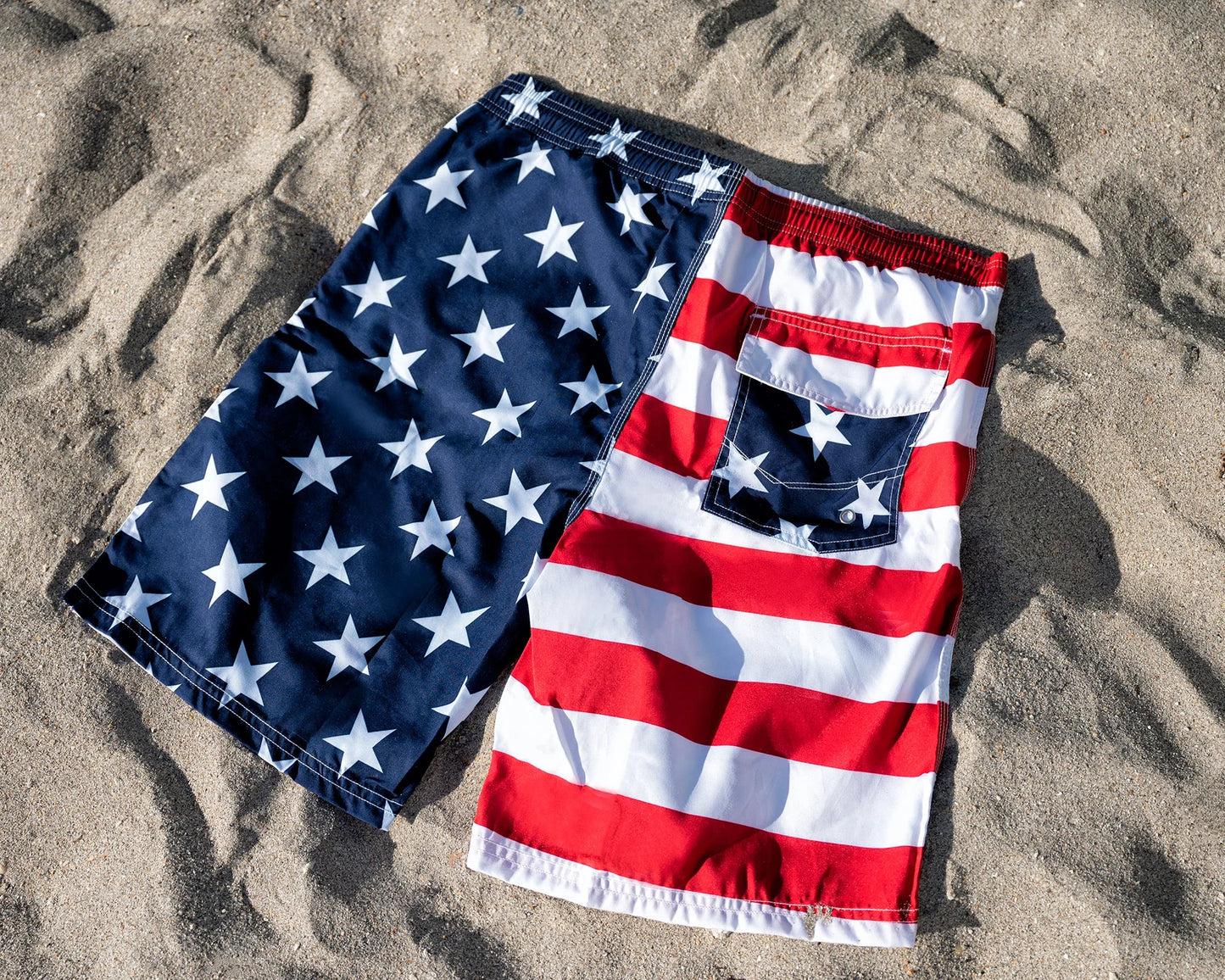 4th of July USA Men Custom Swim Trunks