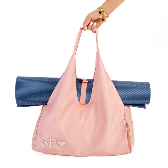 Chic Personalized Yoga Tote – Includes Strap & Shoe Pocket