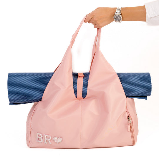 Chic Personalized Yoga Tote – Includes Strap & Shoe Pocket