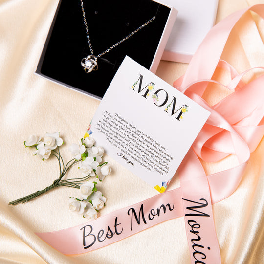 Necklace Gift for Mom with Custom Gift Box
