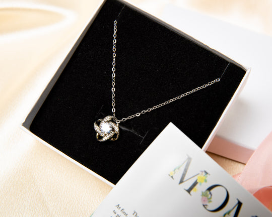 Necklace Gift for Mom with Custom Gift Box