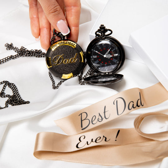 Personalized Pocket Watch for Dad