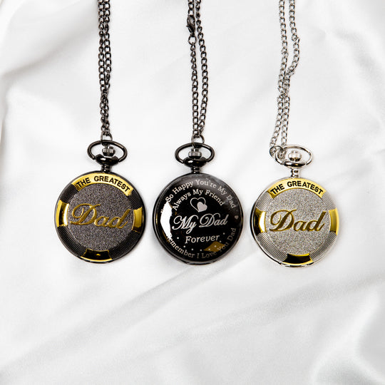 Personalized Pocket Watch for Dad
