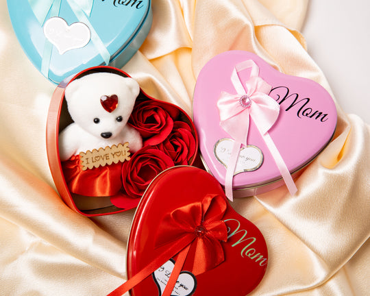 Bear Flower Soap Gift Box for Mom