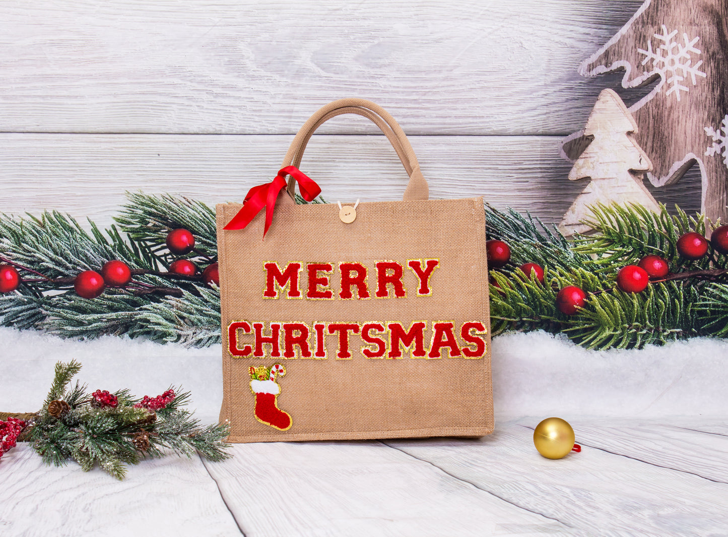 Merry Christmas Tote Bag