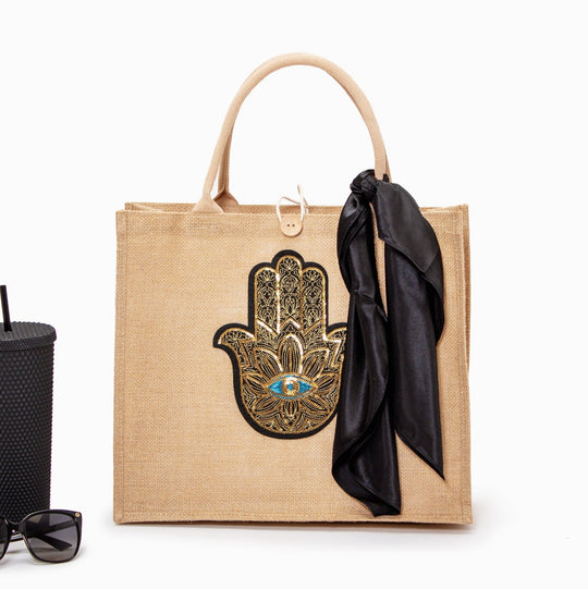 Hamsa Custom Tote Bag