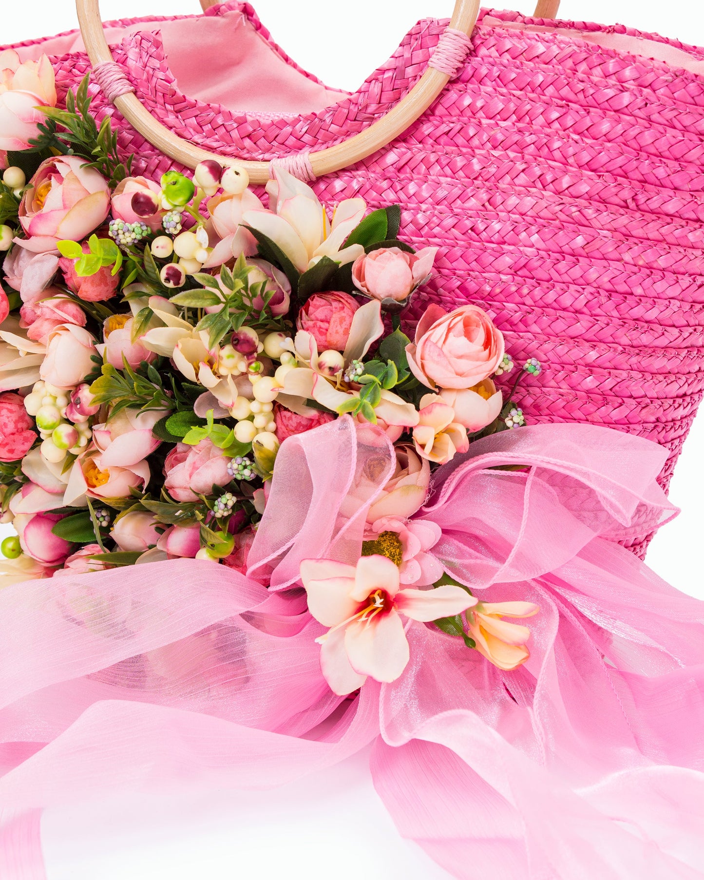 Bride Beach Floppy Sun Hat and Beach Bag- Style 2