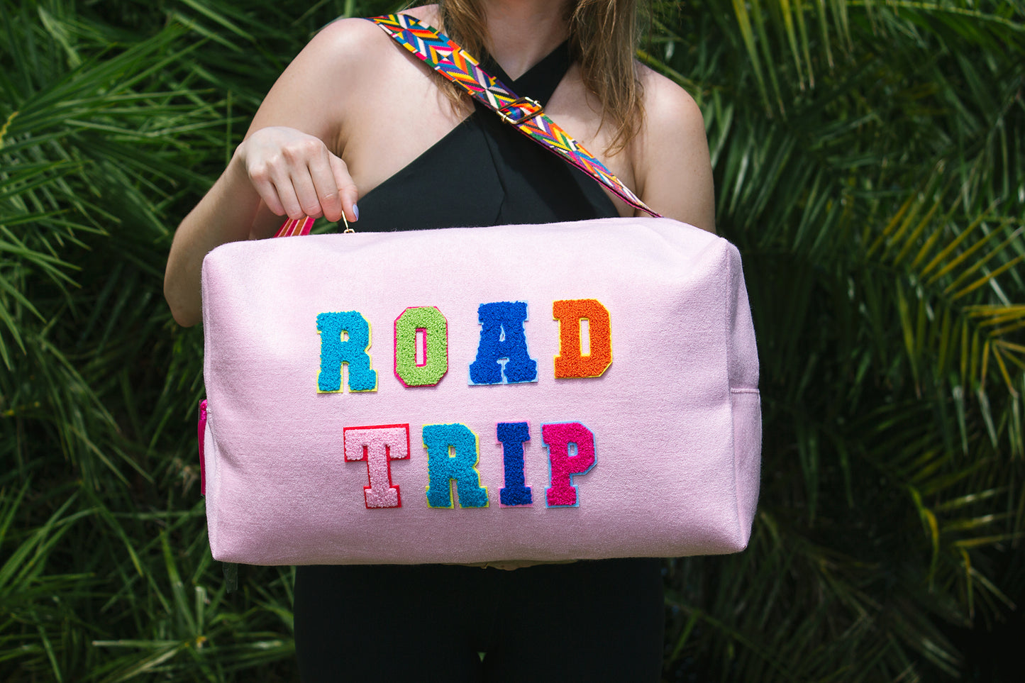 Customized Yoga/ Travel Duffel Bag - fluffy patches