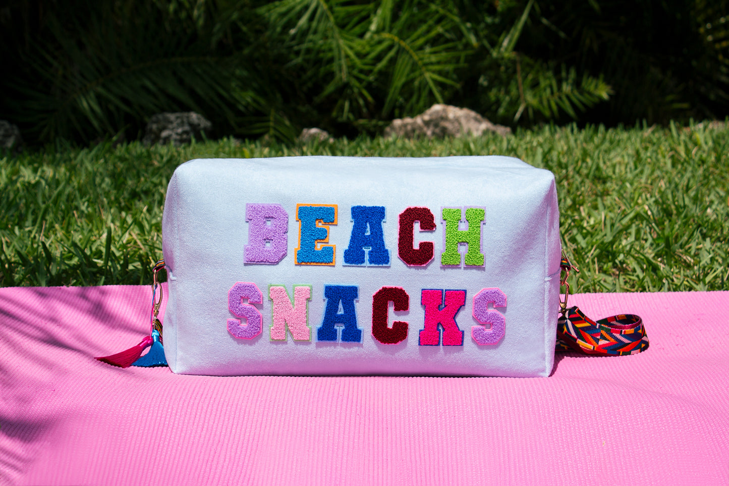 Customized Yoga/ Travel Duffel Bag - fluffy patches