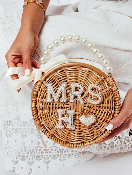 Custom Mrs Pearls Beach Bag