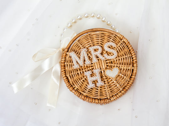 Custom Mrs Pearls Beach Bag