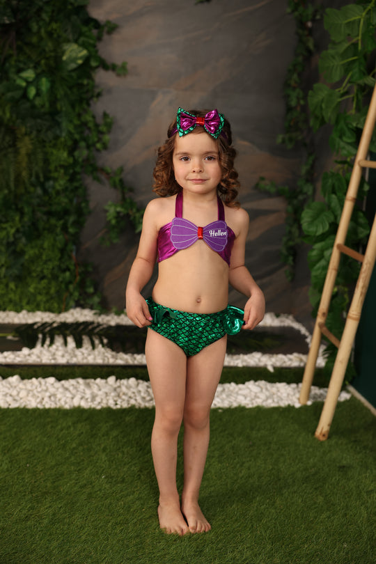 Girls Mermaid Custom Bikini