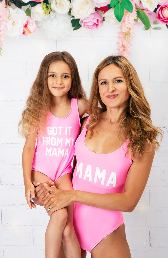 Got It from My Mama Matching Mommy and Me Swimsuits