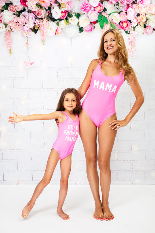 Got It from My Mama Matching Mommy and Me Swimsuits