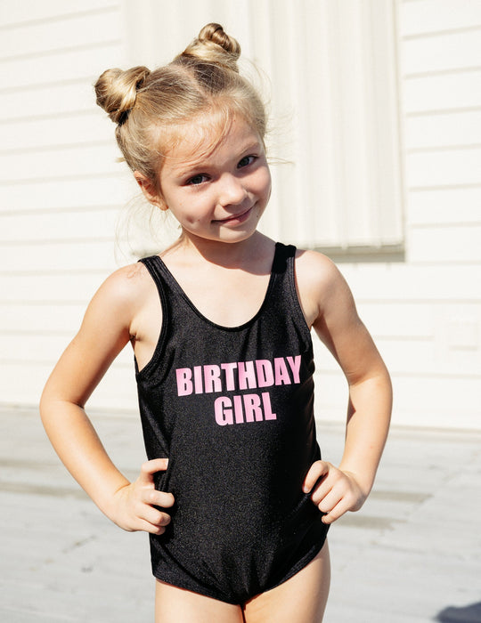 Custom Birthday Girl One Piece Swimsuit