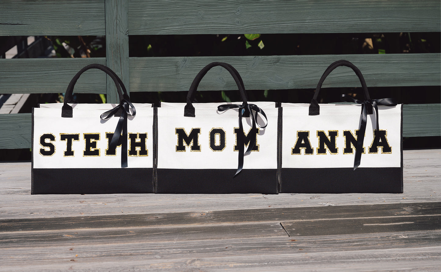 Customized Tote Bags with Patches