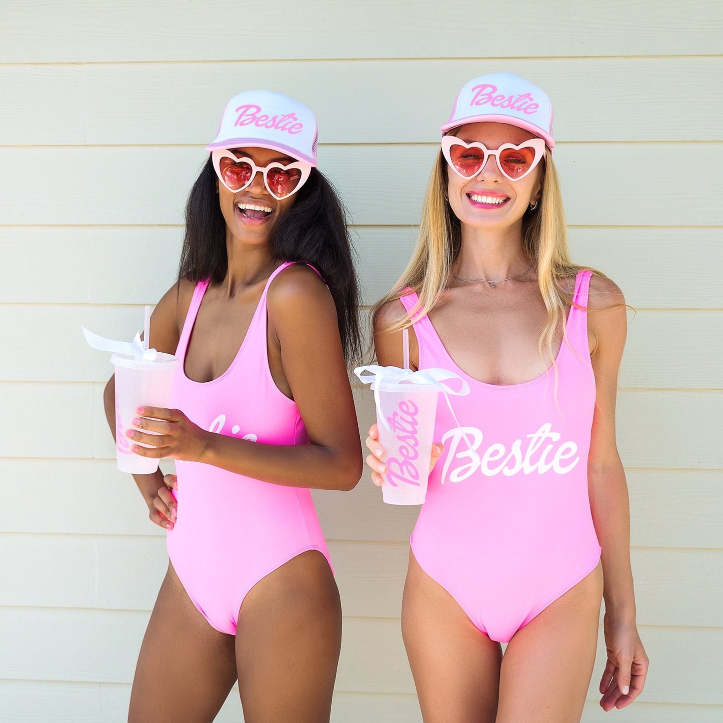 Heart Party Sun Glasses Pink Dolly Style