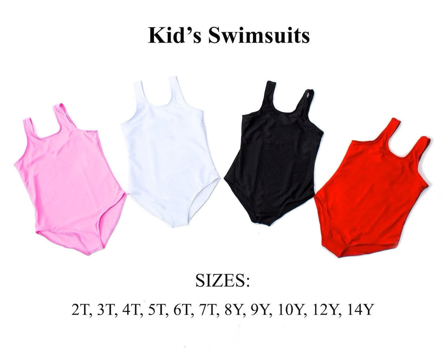 Custom One Piece Kids Swimsuit - script