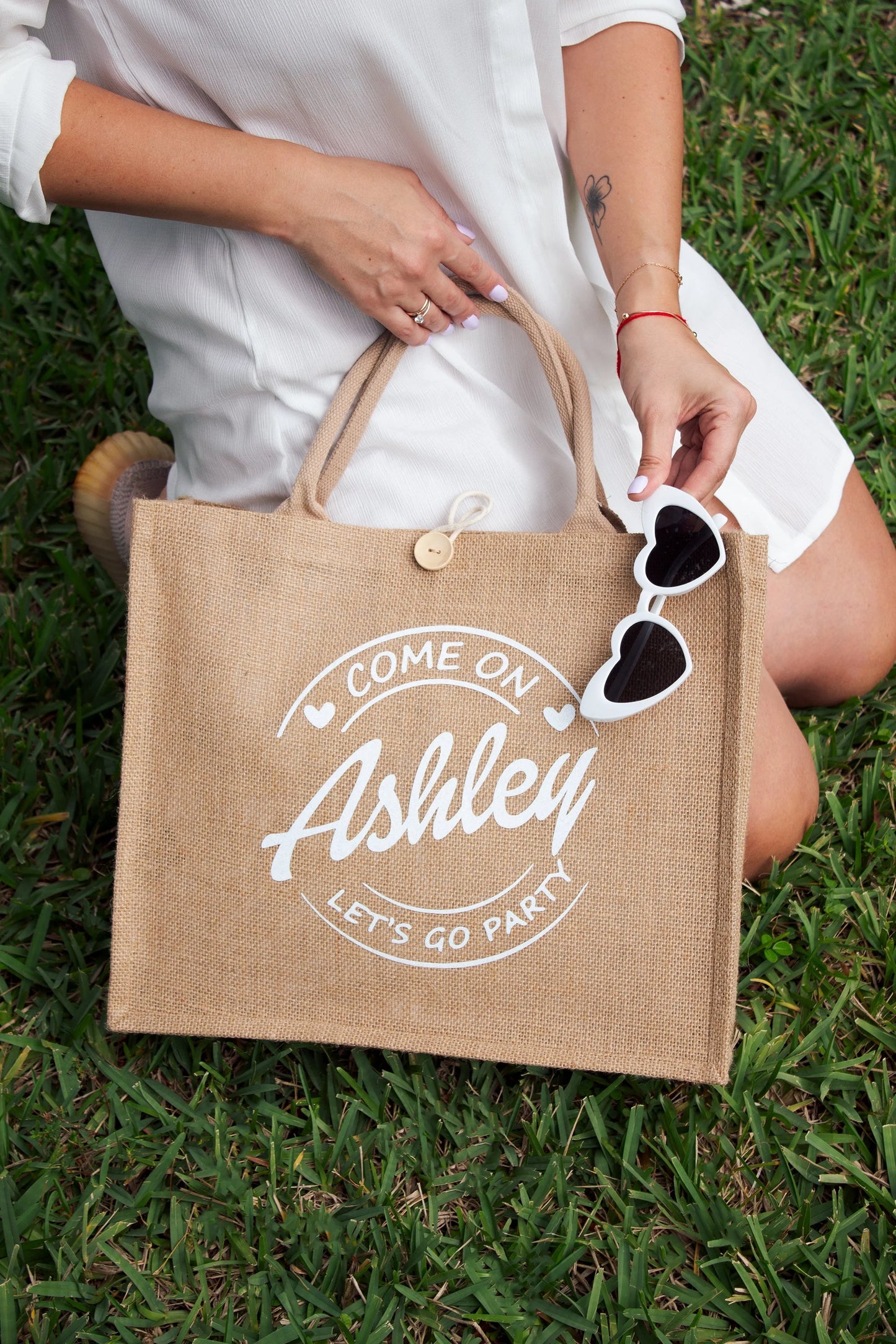 Come on Babe - Let’s Go Party Custom Tote Bags- Style 2