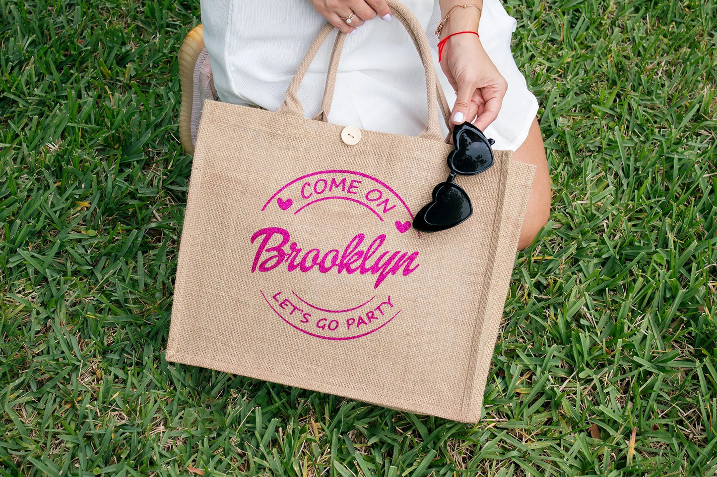 Come on Babe - Let’s Go Party Custom Tote Bags- Style 2