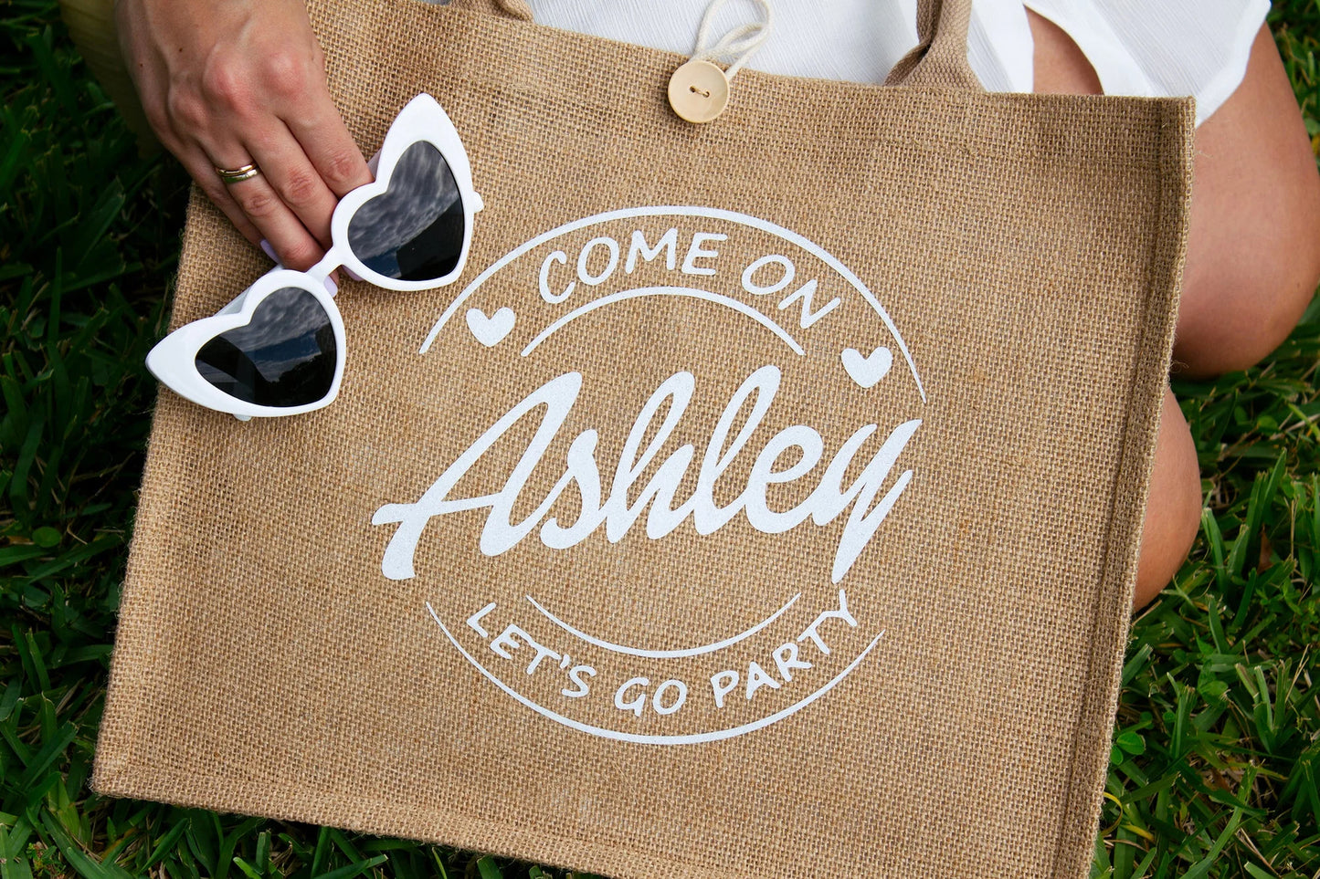 Come on Babe - Let’s Go Party Custom Tote Bags- Style 2