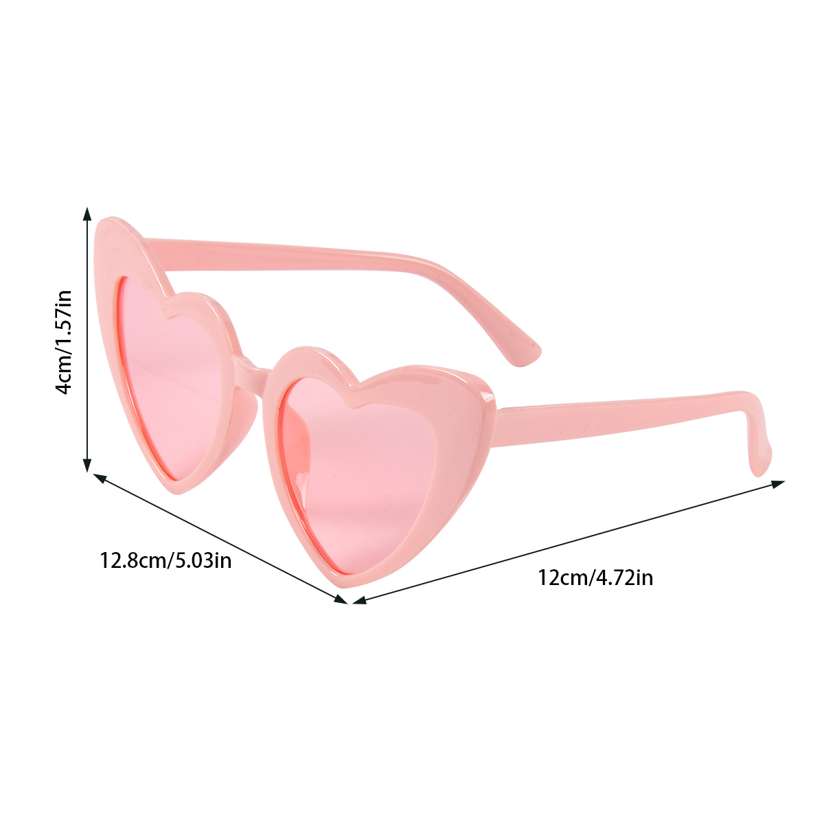 Kids Heart Sun Glasses Doll's Style