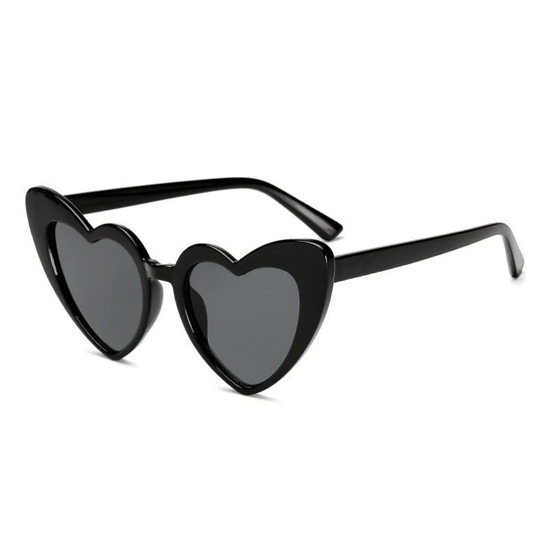 Heart Sun Glasses Barbie Style - Black