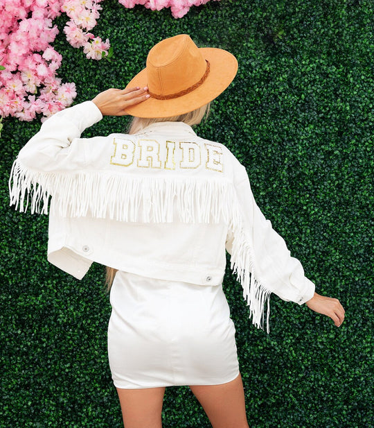 Custom White Cowgirl Jacket
