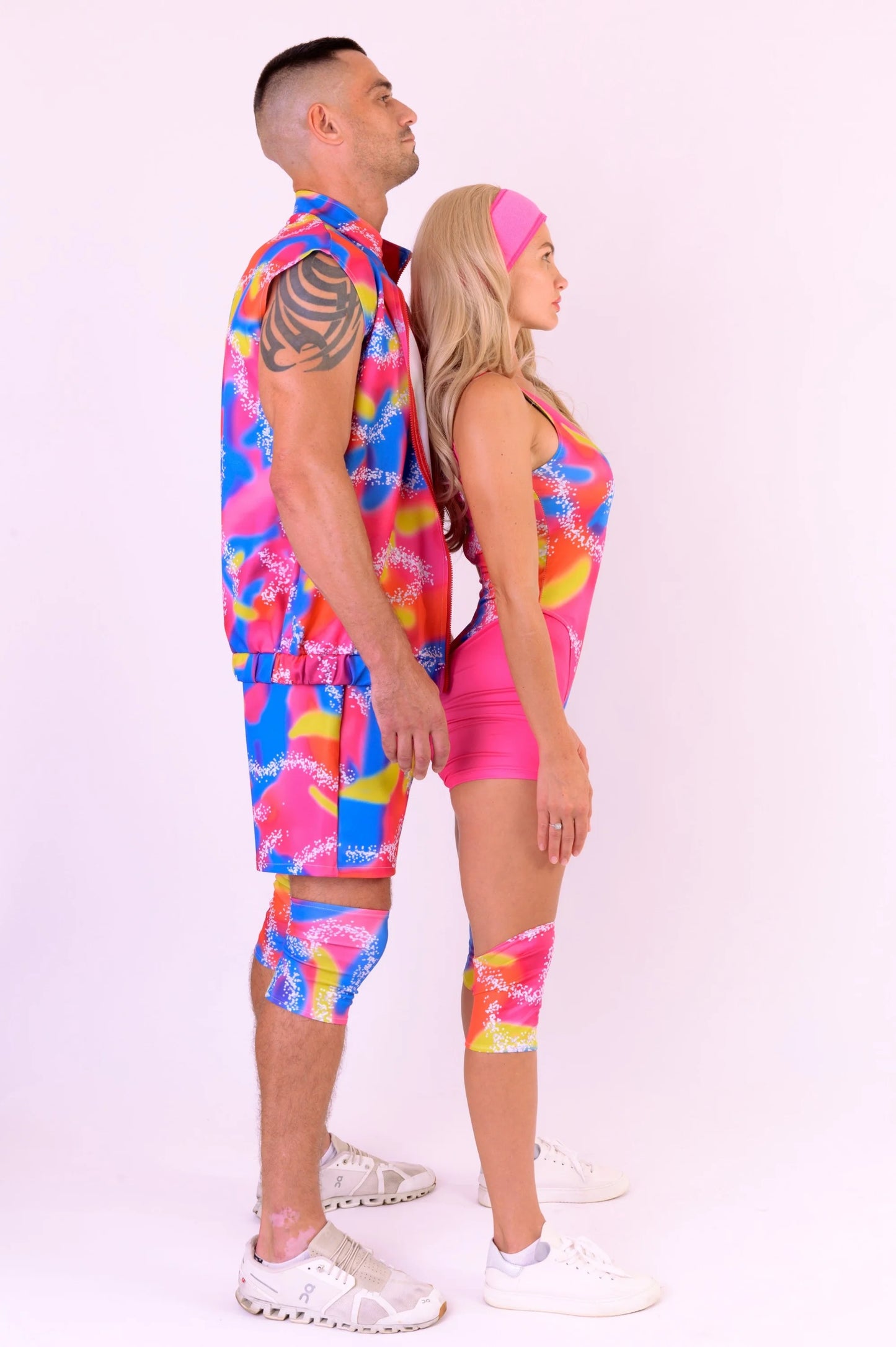Ken and Barbie Workout Costumes Movie Rollerblade Outfit