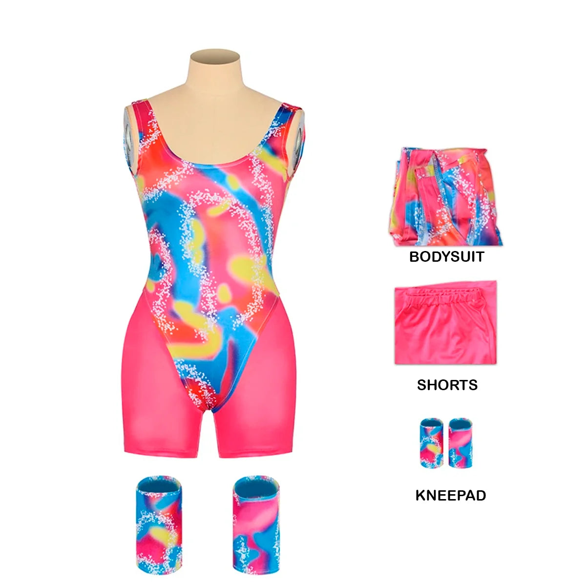 Ken and Barbie Workout Costumes Movie Rollerblade Outfit