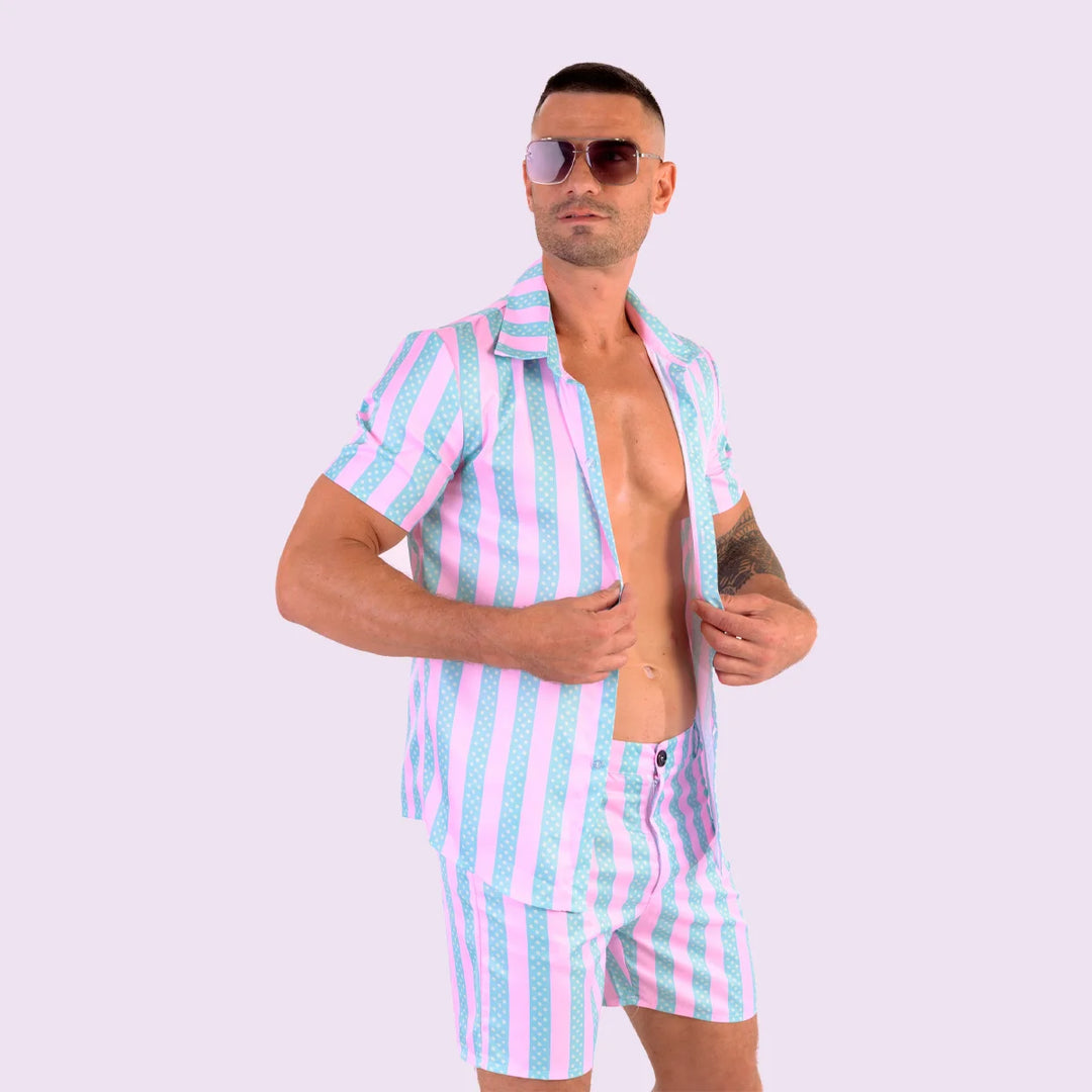 Ken Beach Sorts Set Movie Outfit