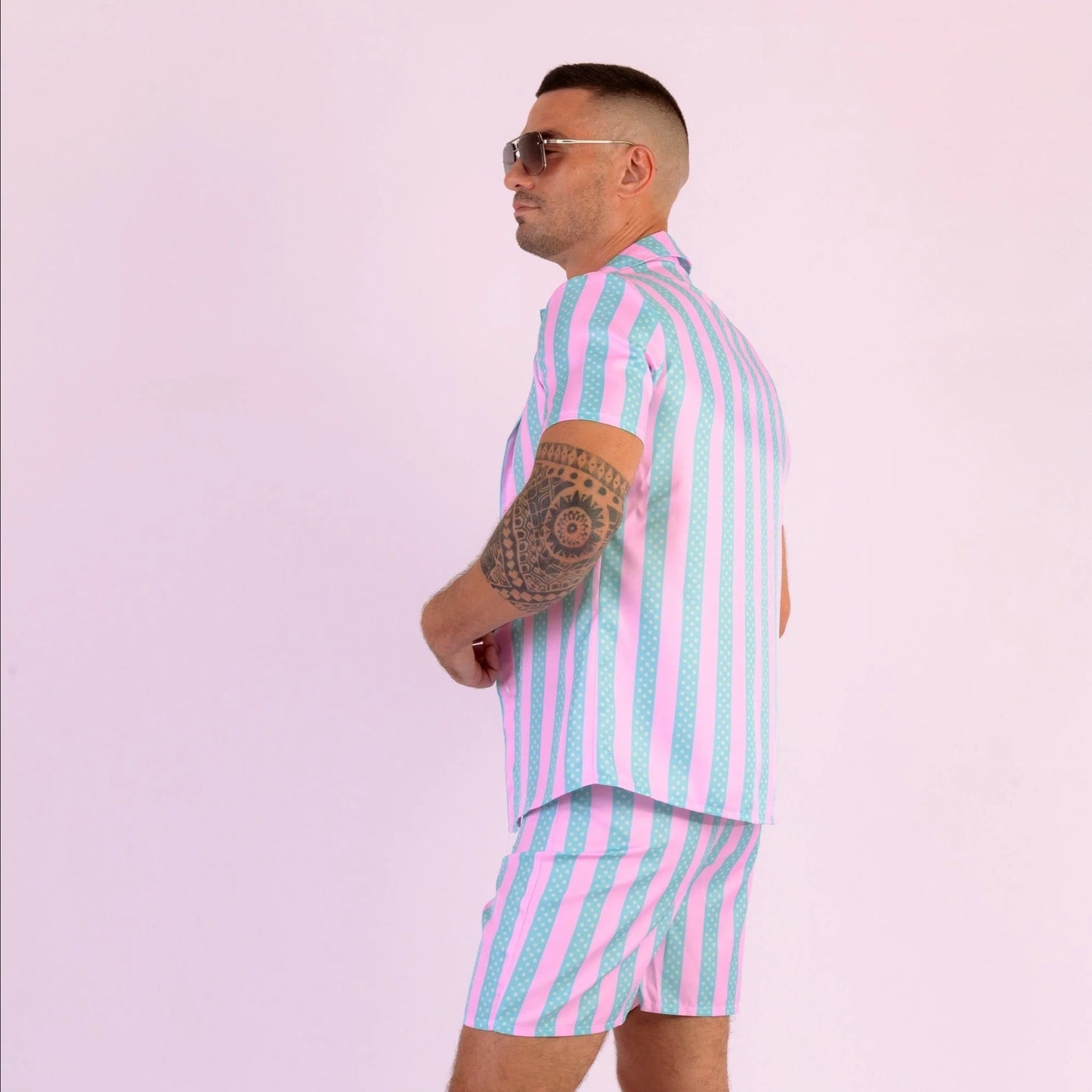 Ken Beach Sorts Set Movie Outfit
