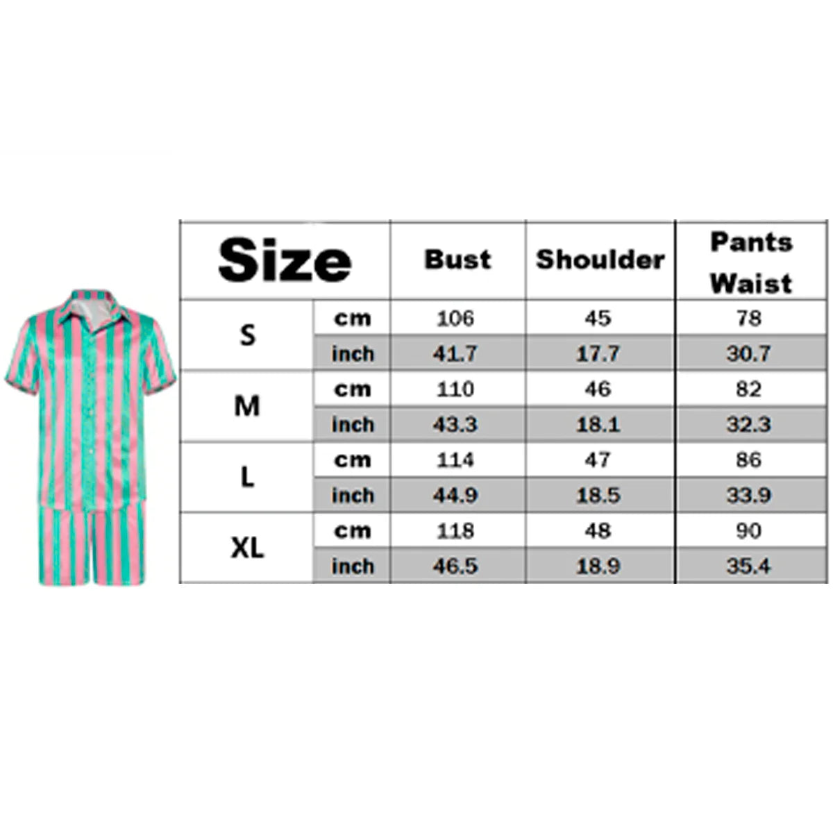 Ken Beach Sorts Set Movie Outfit