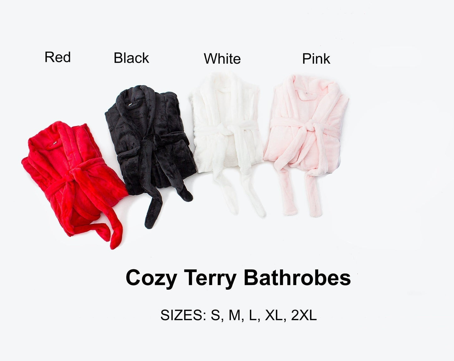 Customized Cozy Terry Bathrobes for Couple - custom