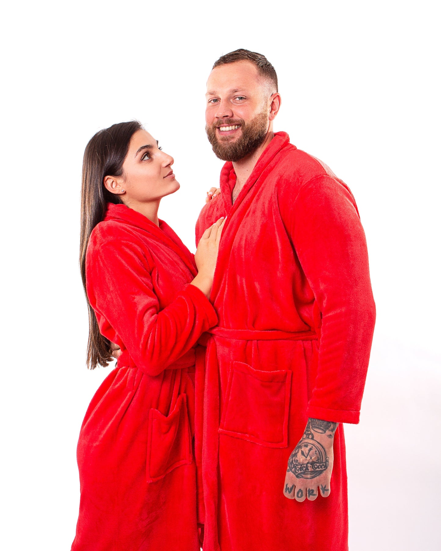 Customized Cozy Terry Bathrobes for Couple - custom