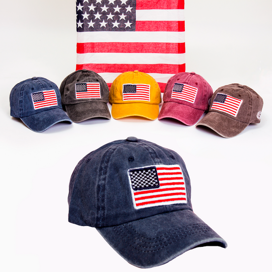 USA Flag Unisex Trucker Caps