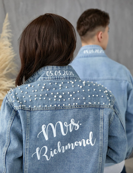 Mr and Mrs Custom Denim Jackets