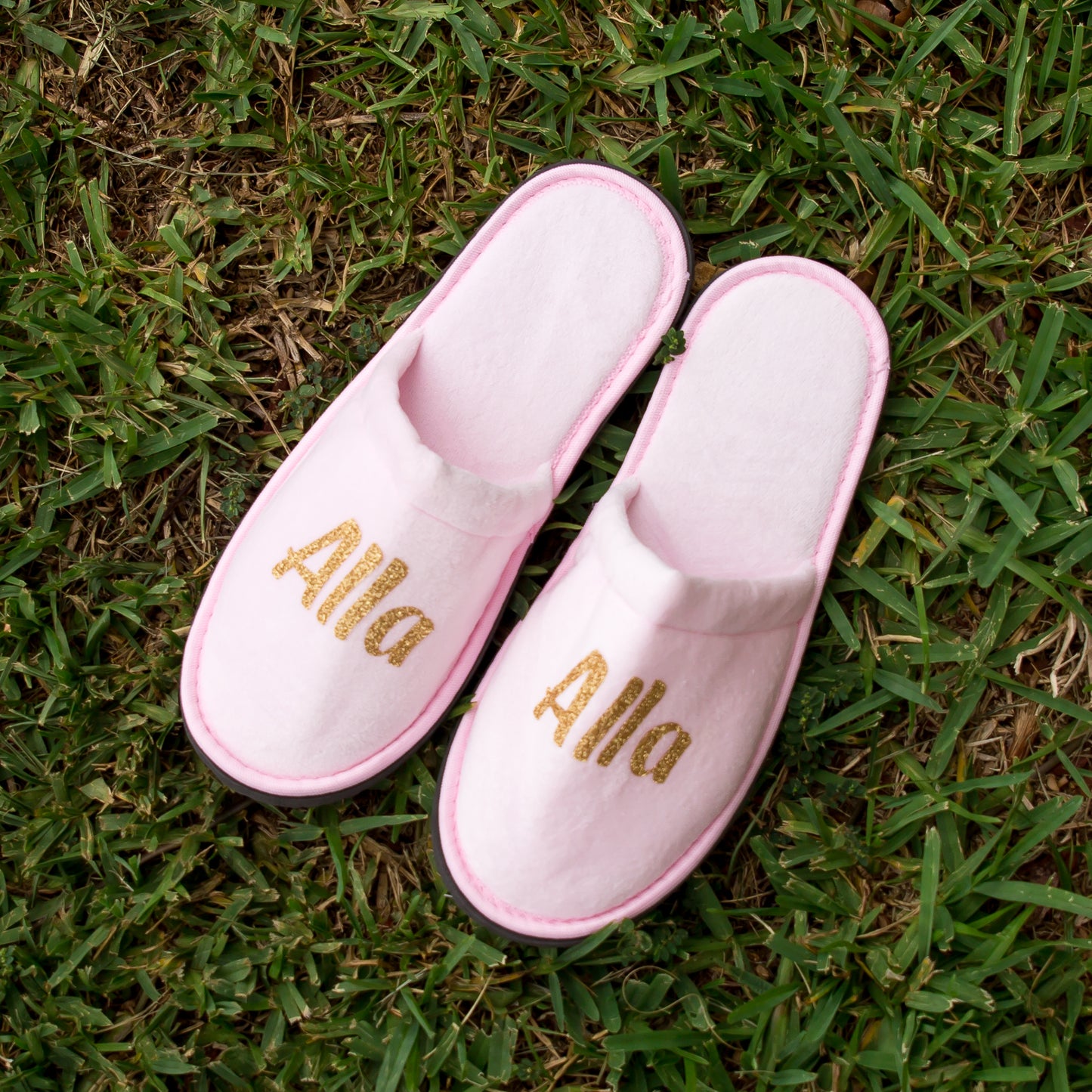 Bridal Shower Custom Closed Toe Slippers style1