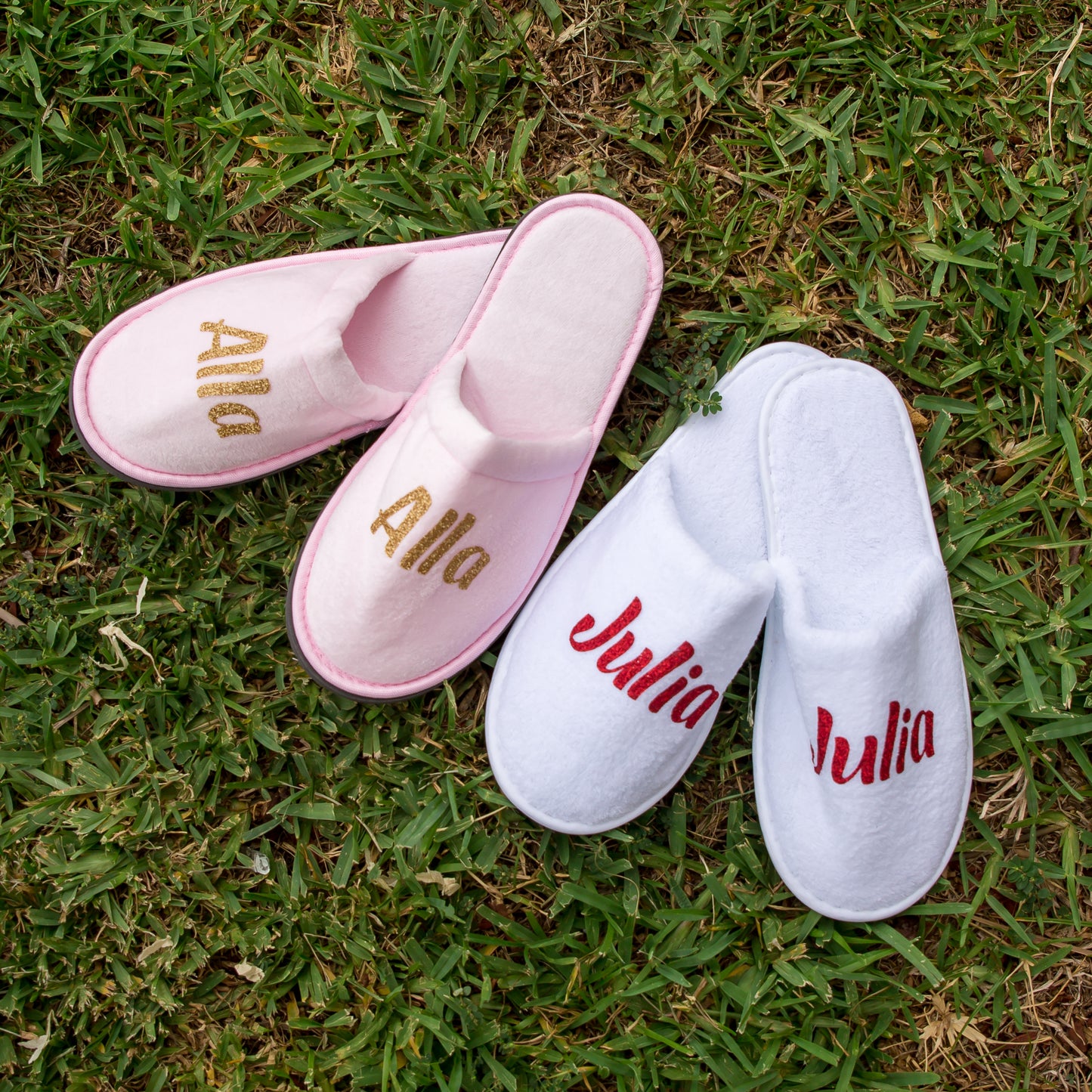 Bridal Shower Custom Closed Toe Slippers style1
