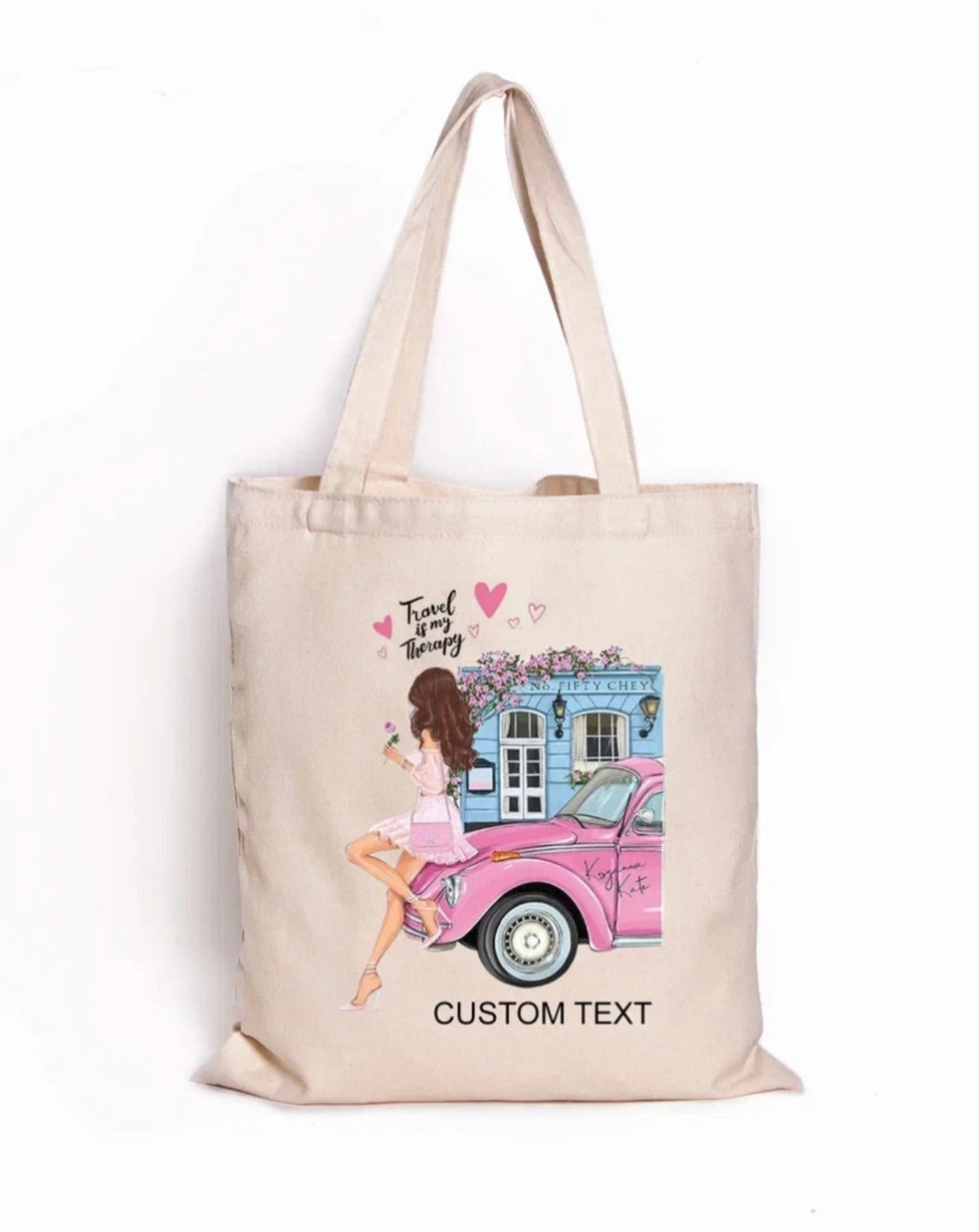 Personalized Summer Tote Bag Travel Totes Welcome Bag style4