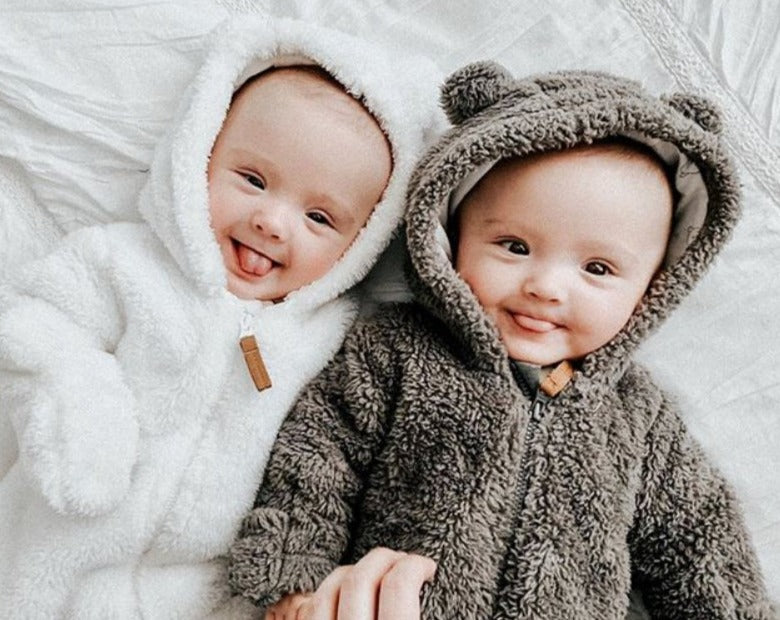 Plush Hooded Winter Romper