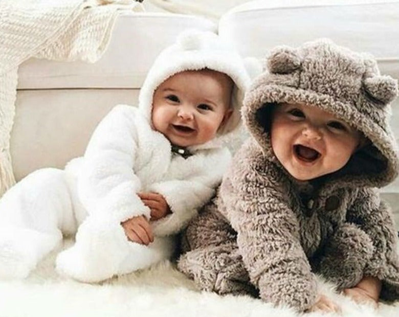 Plush Hooded Winter Romper