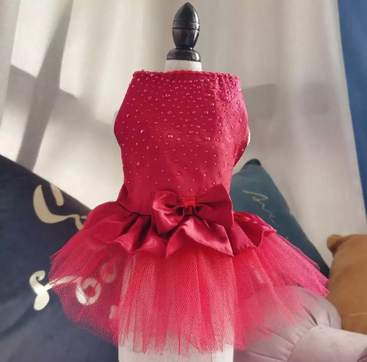 Customized Wedding Satin Dress for Dogs