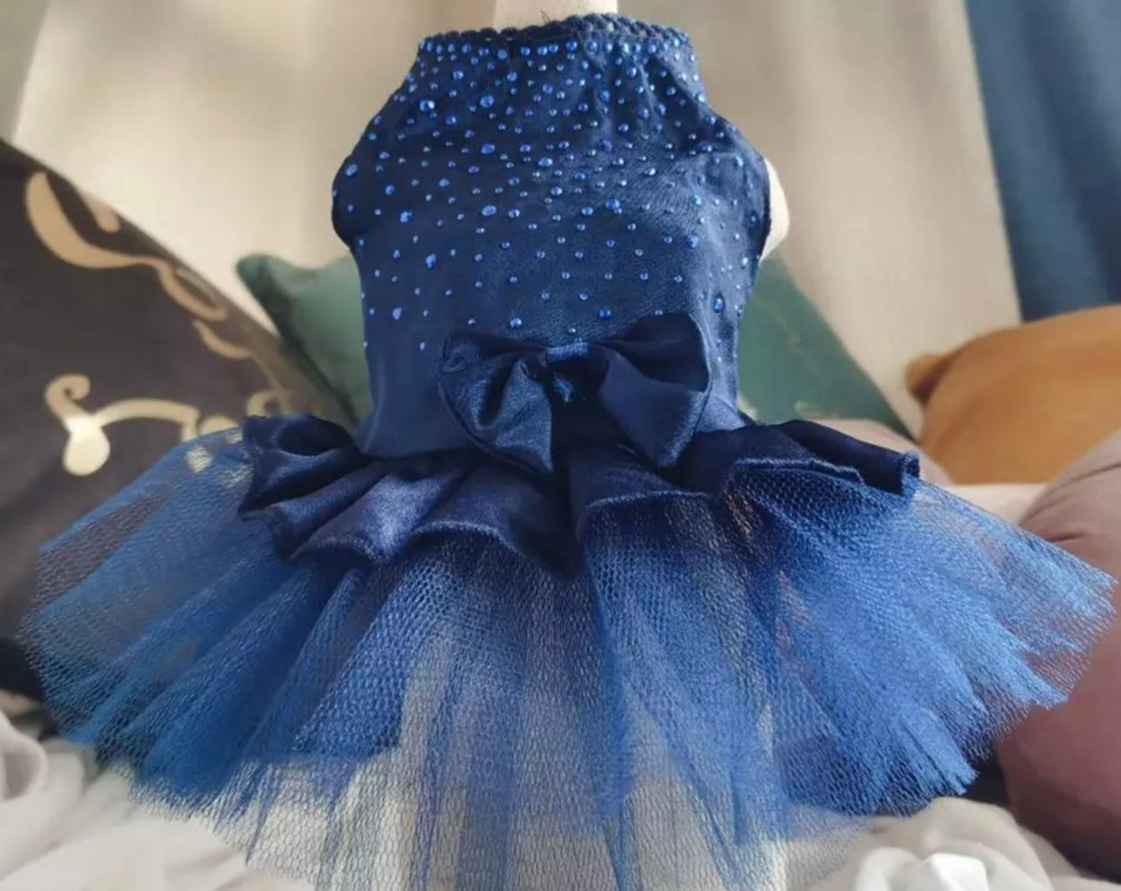 Customized Wedding Satin Dress for Dogs