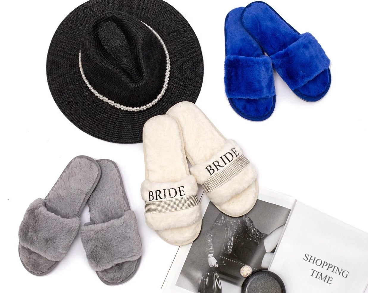 Bachelorette Party Customized Fluffy Slippers