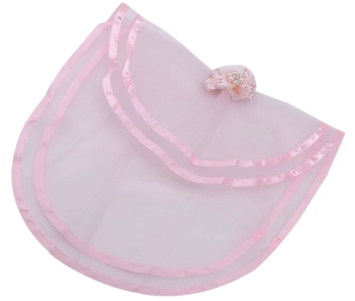 Pet Wedding Veil Pearl Bow