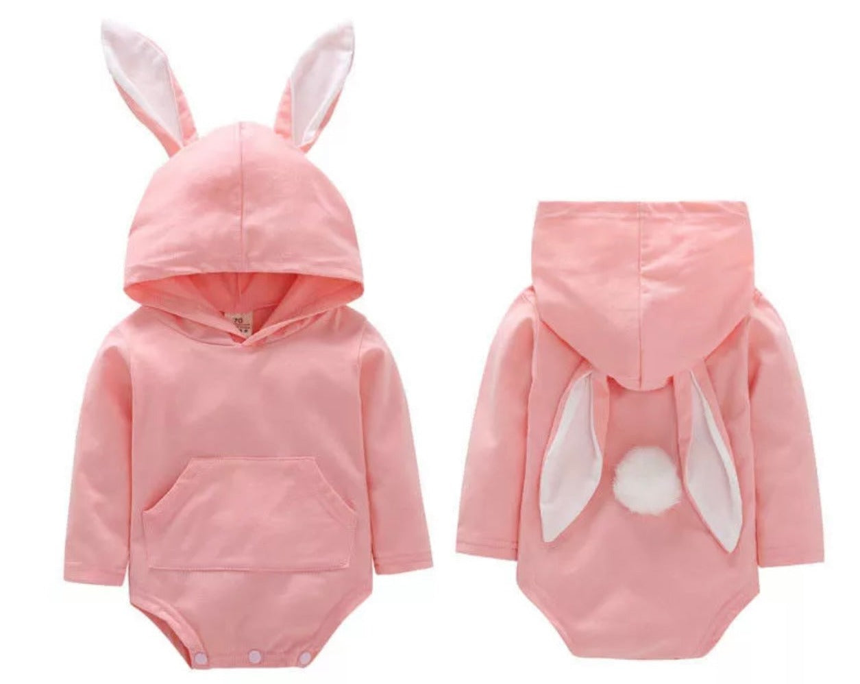 Custom Hooded Baby Boy Girl Cotton Romper